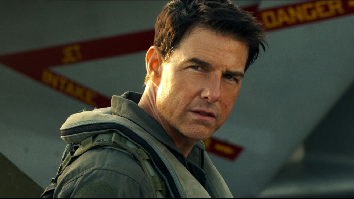 Tom Cruise in top gun maverick