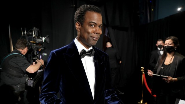 Chris Rock is seen backstage during the 94th Annual Academy Awards at Dolby Theatre on March 27, 2022 in Hollywood, California.