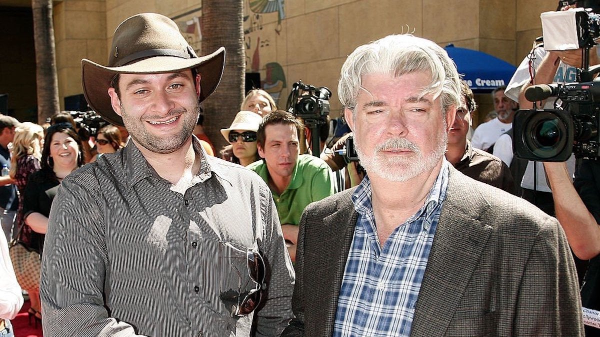 Dave Filoni and George Lucas