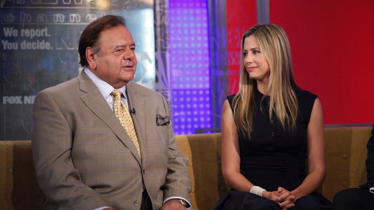 Mira and Paul Sorvino attend "FOX & Friends" at the FOX Studios on September 21, 2010 in New York City.