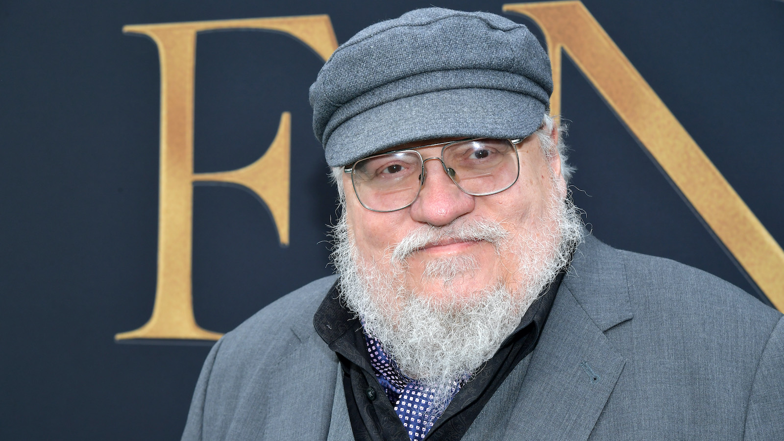 George R.R. Martin on the red carpet of the LA Special Screening Of Fox Searchlight Pictures' "Tolkien"