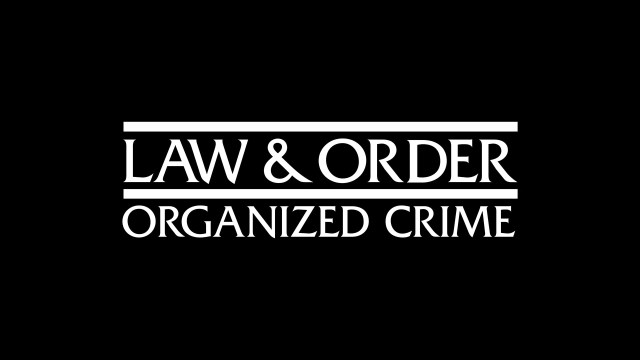 'Law and Order: Organized Crime' logo in white text set against a black background.