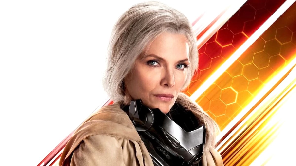 Poster with Michelle Pfeiffer as Janet van Dyne in Ant-Man and the Wasp