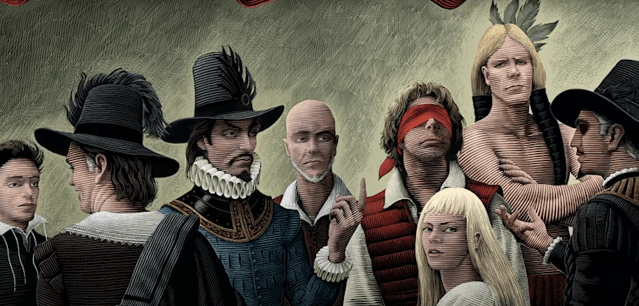 Characters from the 2003 Neil Gaiman miniseries "Marvel 1602'