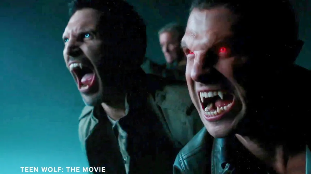 Actors portraying snarling werewolves in ‘Teen Wolf:The Movie’