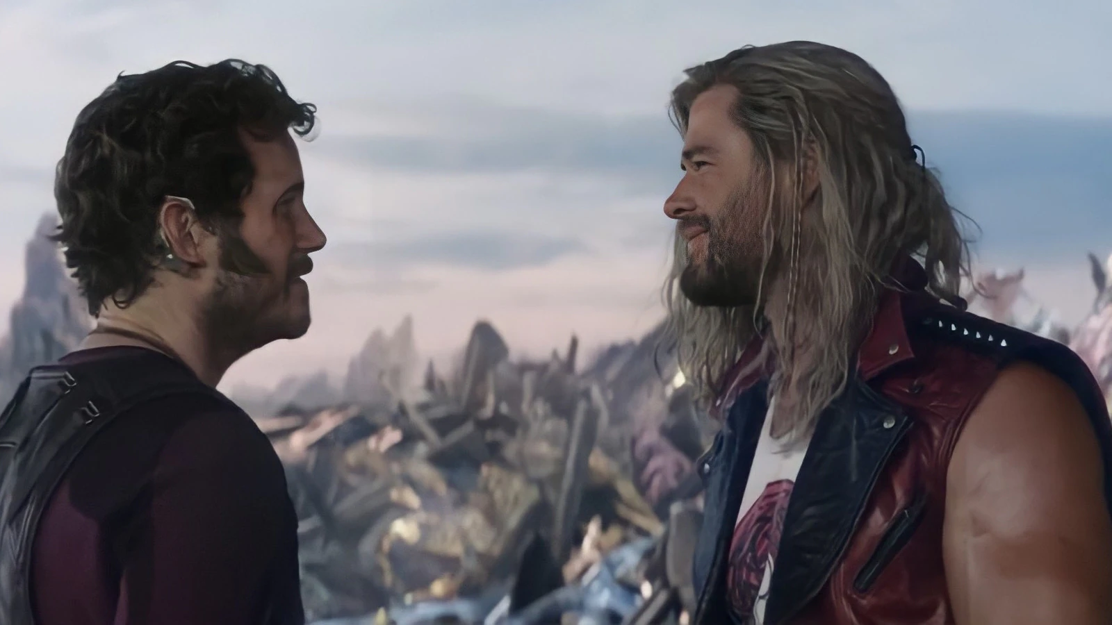 Chris Pratt celebrates the release of ‘Thor: Love and Thunder’ with bromantic BTS image