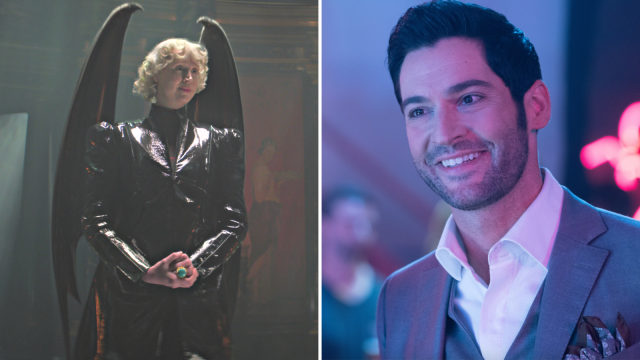 Gwendolyn Christie from 'The Sandman' and Tom Ellis from 'Lucifer'