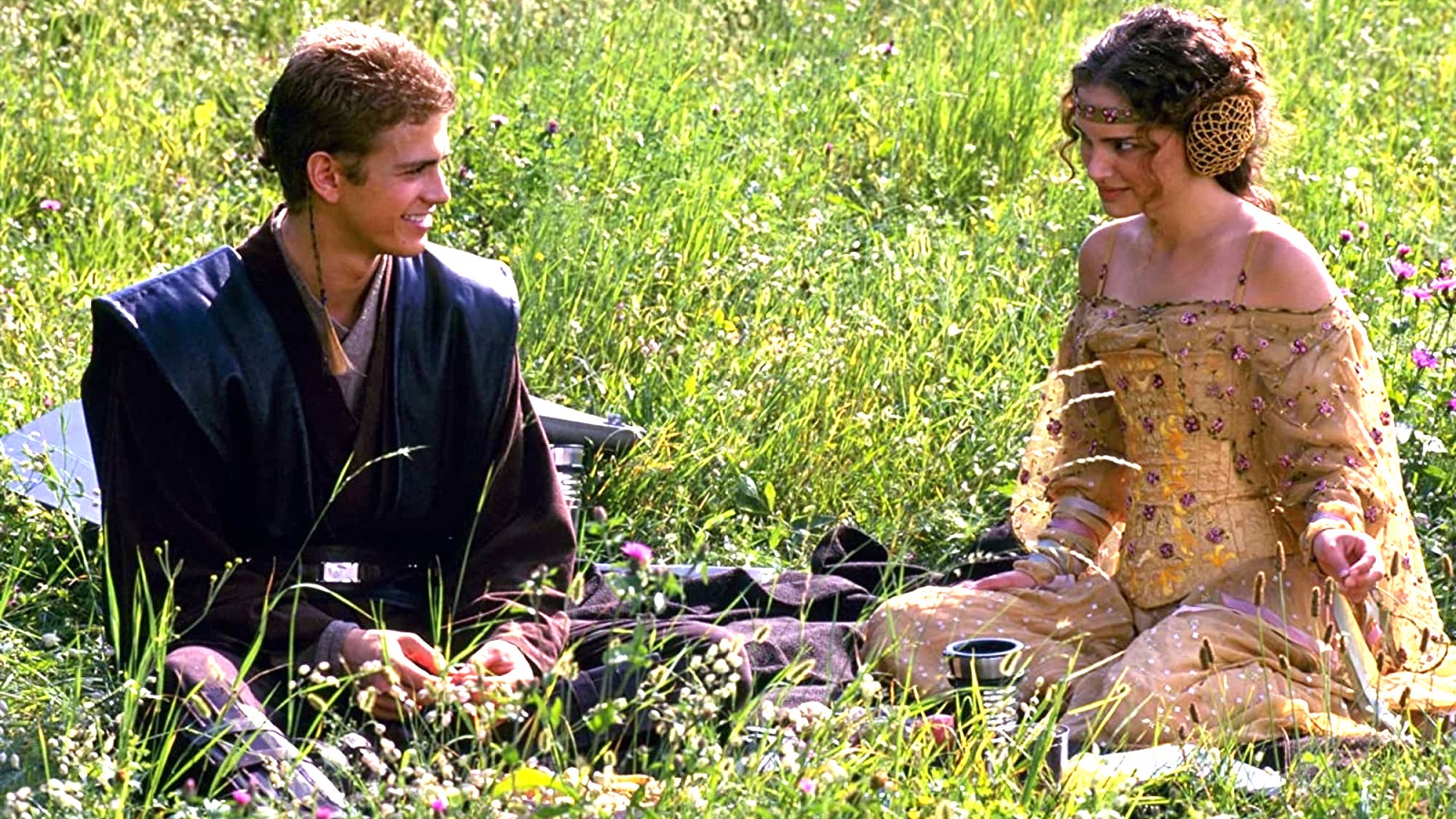 Anakin and Padme in ‘Attack of the Clones’