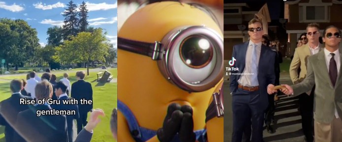 Here’s why people are wearing suits to see ‘Minions: The Rise of Gru’