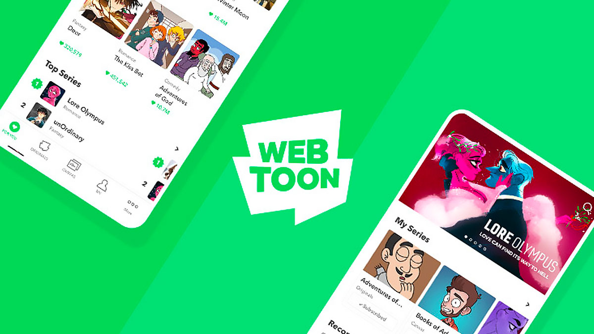 Aplicativo Webtoon