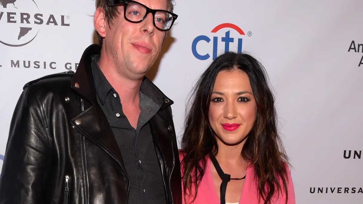 Michelle Branch and Patrick Carney attend Universal Music Group 2016 Grammy After Party presented by American Airlines and Citi at The Theatre at Ace Hotel Downtown LA on February 15, 2016 in Los Angeles, California.