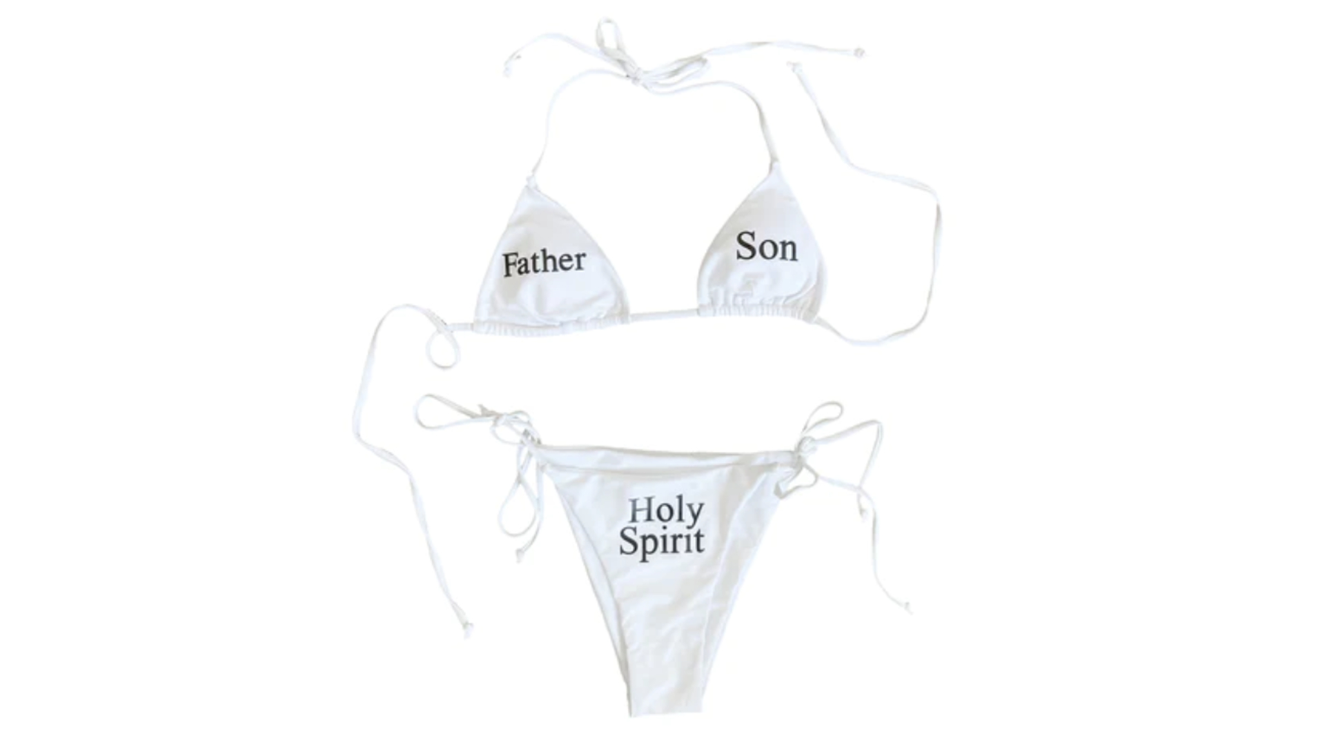 Praying holy trinity swimsuit