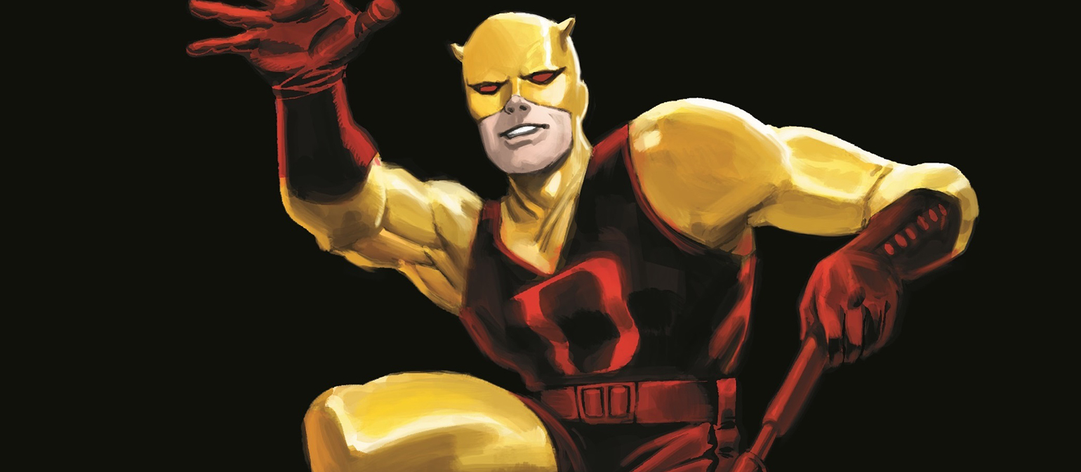 An illustration of Marvel superhero Daredevil
