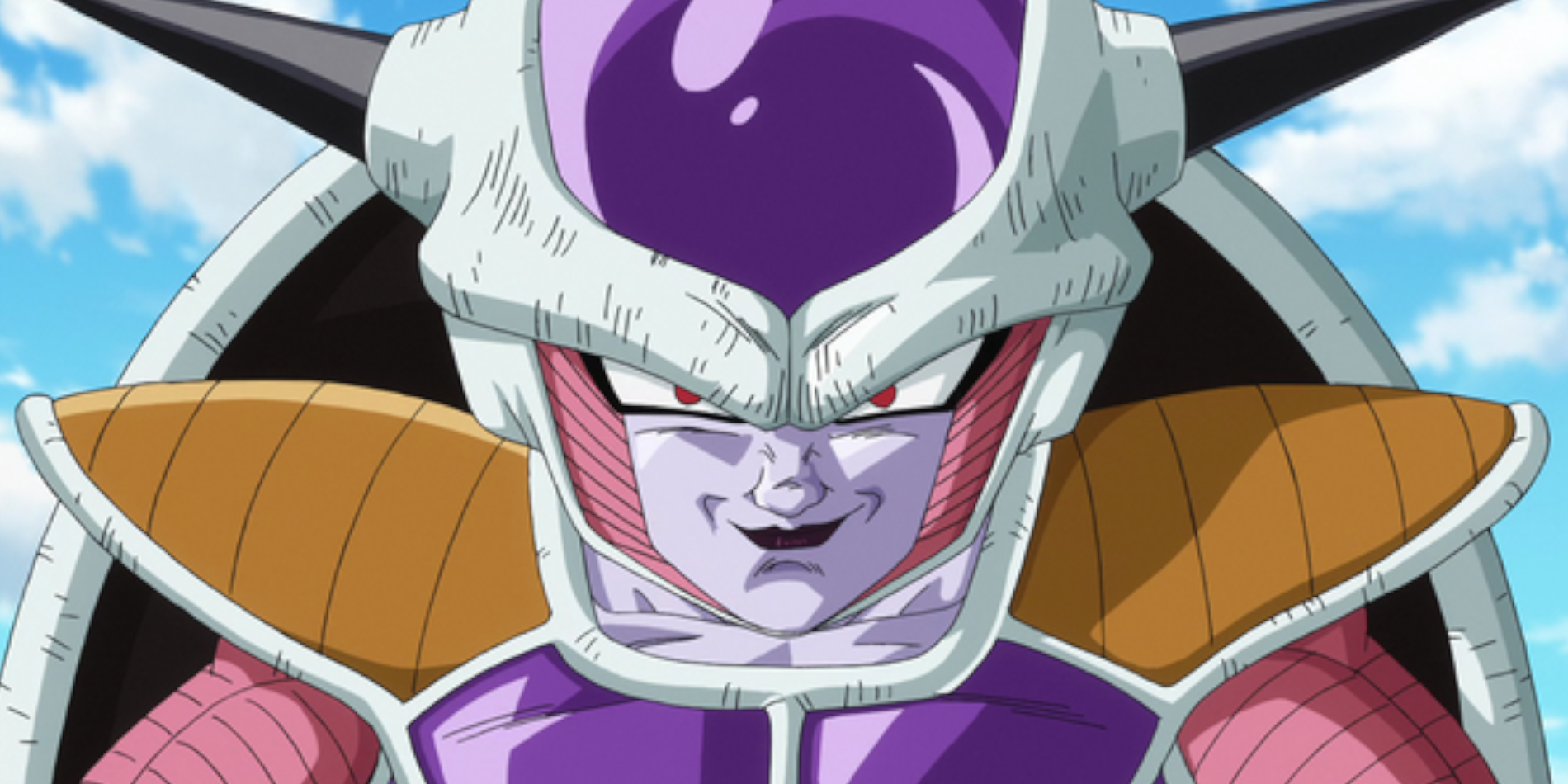 Frieza is shown in his 1st Form in Dragon Ball.