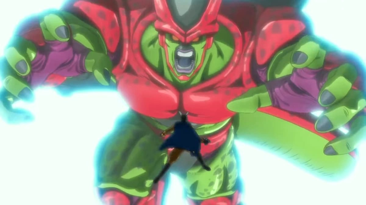 Cell Max in 'Dragon Ball Super: Super Hero' looks very angry.