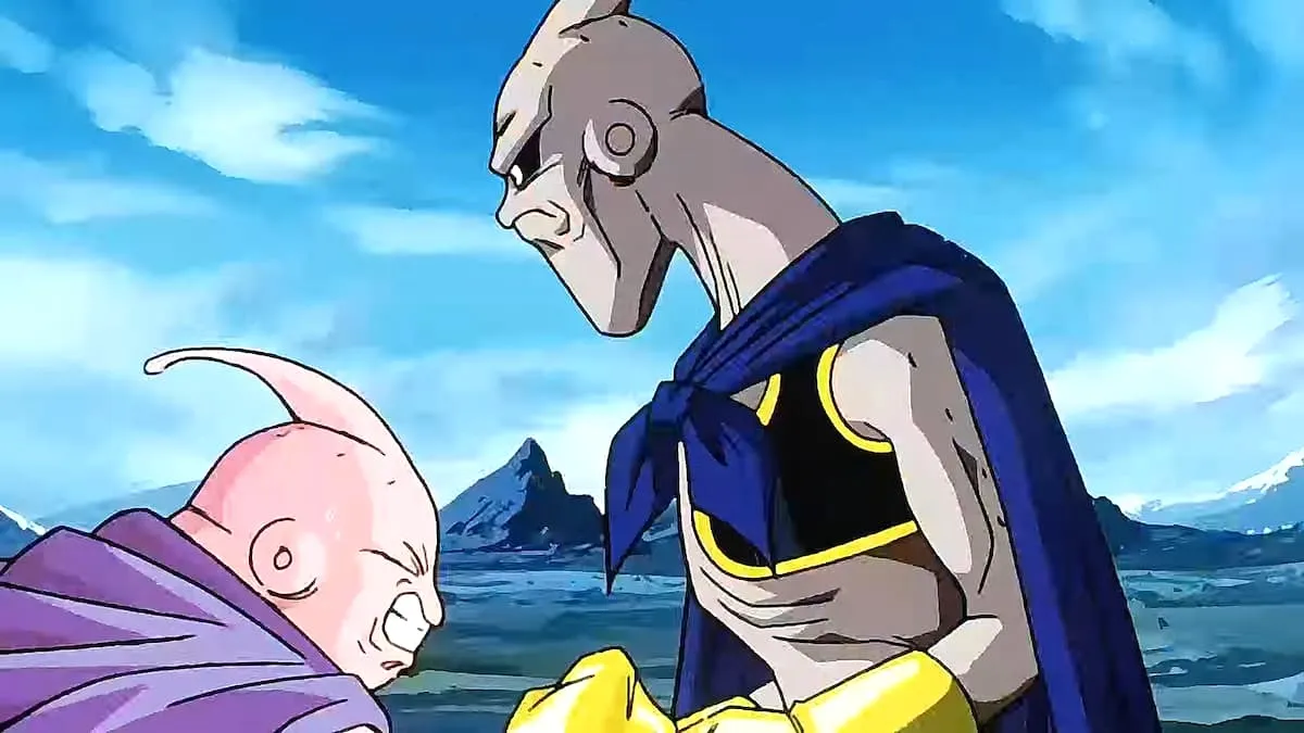 Evil Buu and Buu in 'Dragon Ball Z' are talking to each other.