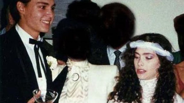 Wedding pictures of Lori Anne Allison and Johnny Depp