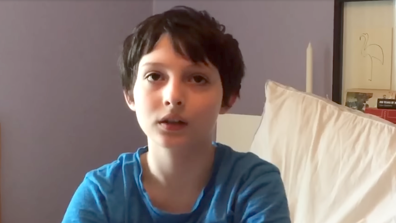 Young Finn Wolfhard auditioning for 'Stranger Things'