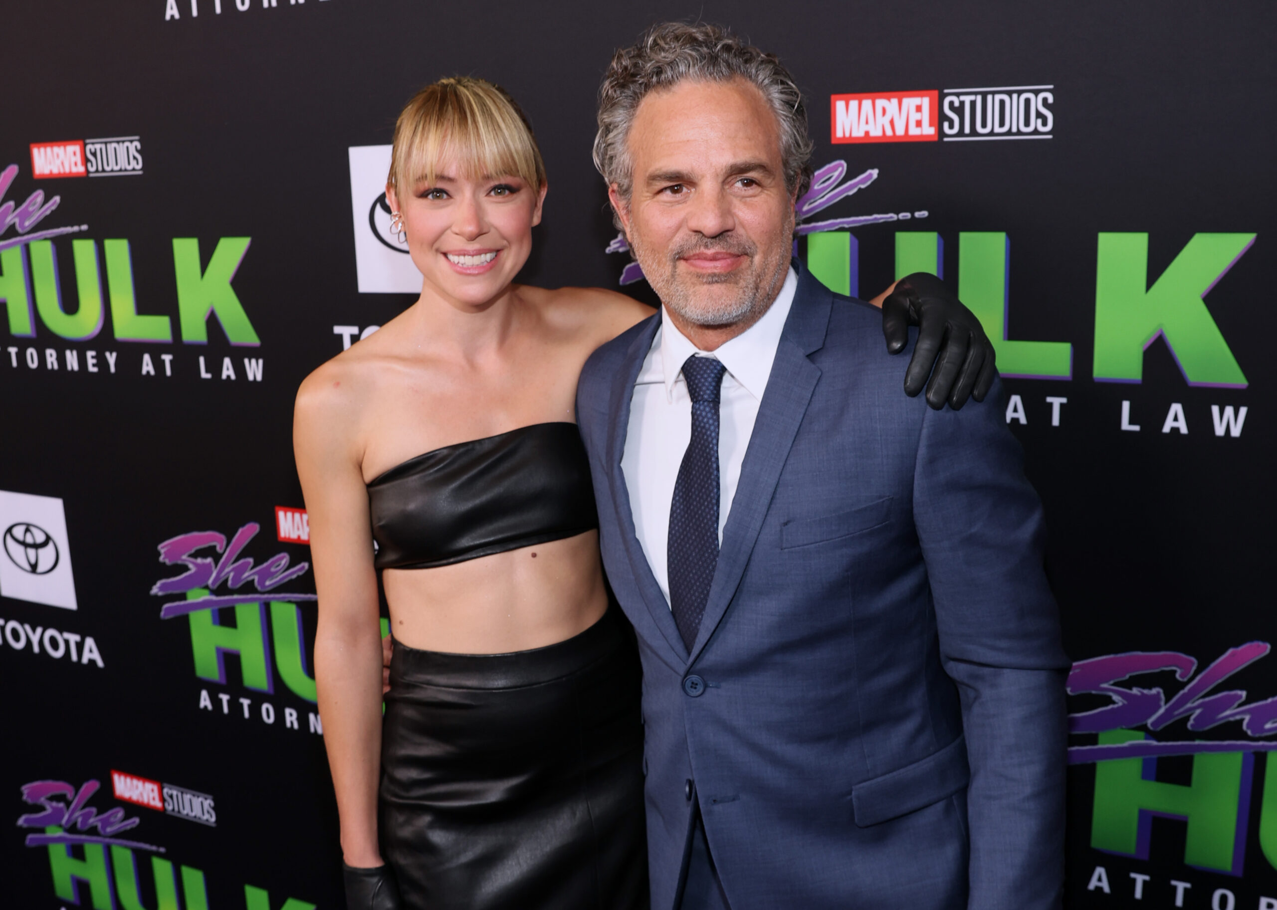 Tatiana Maslany rocks a skin-tight leather look on 'She-Hulk: Attorney...