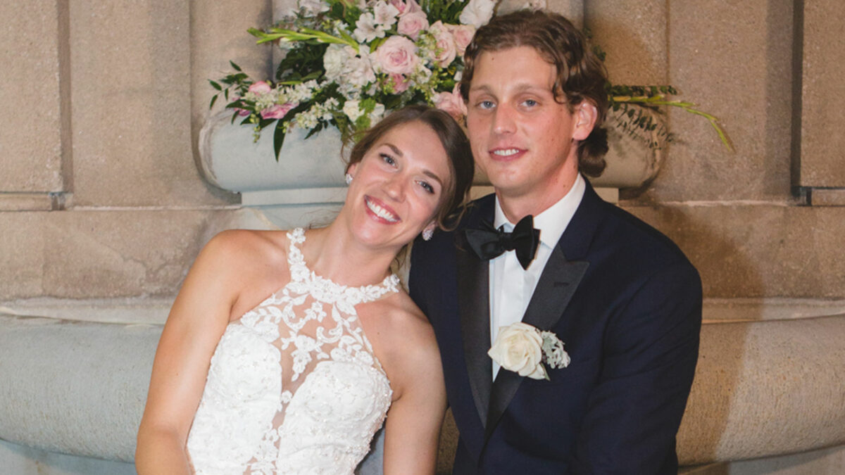 Married at First Sight's Jessica and Austin Studer on their wedding day