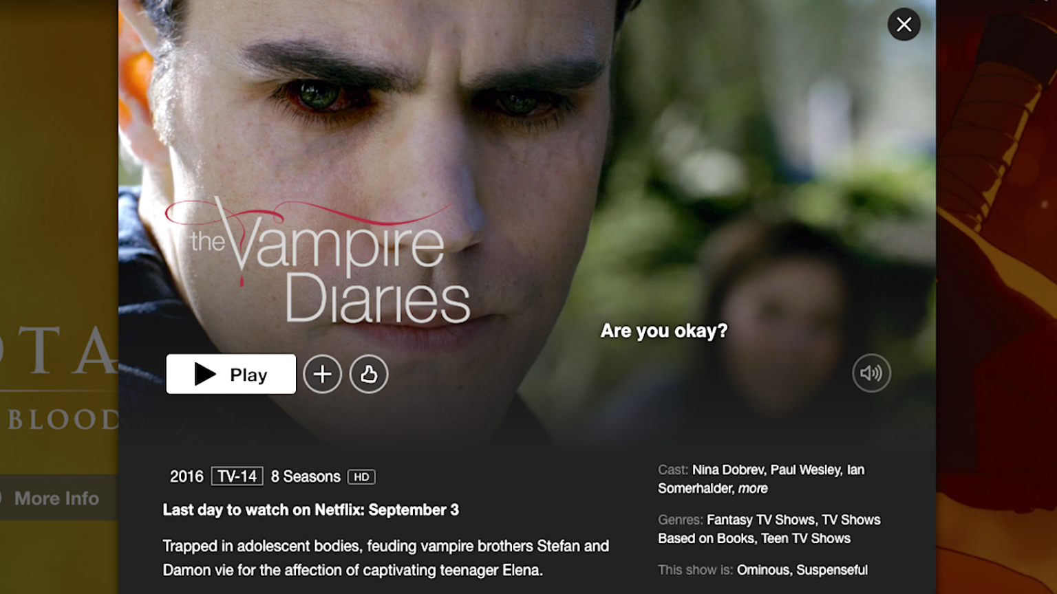 Is ‘The Vampire Diaries’ Leaving Netflix? Where to Stream It Next