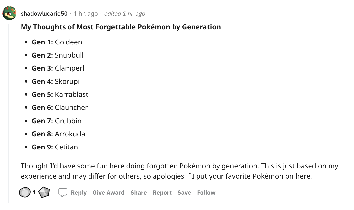 Most forgotten Pokemon ever. : r/pokemon
