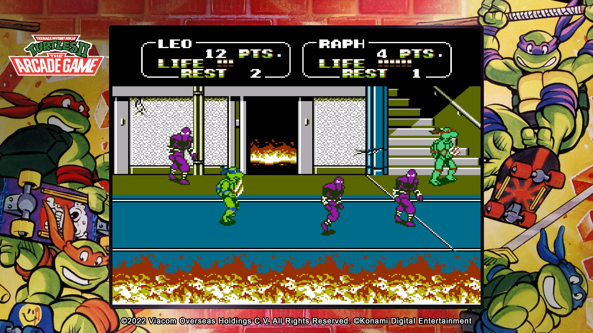 Teenage Mutant Ninja Turtles The Cowabunga Collection Arcade Game