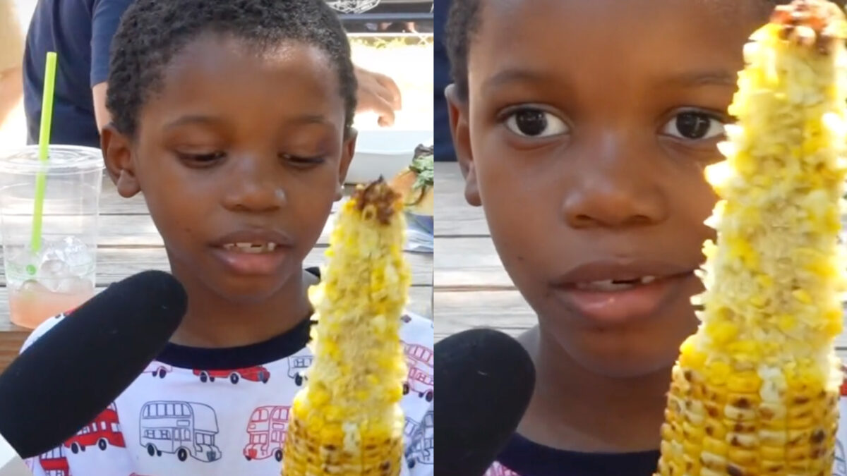 ‘Corn Kid’ Tariq Loves Reading Books to His Baby Sister