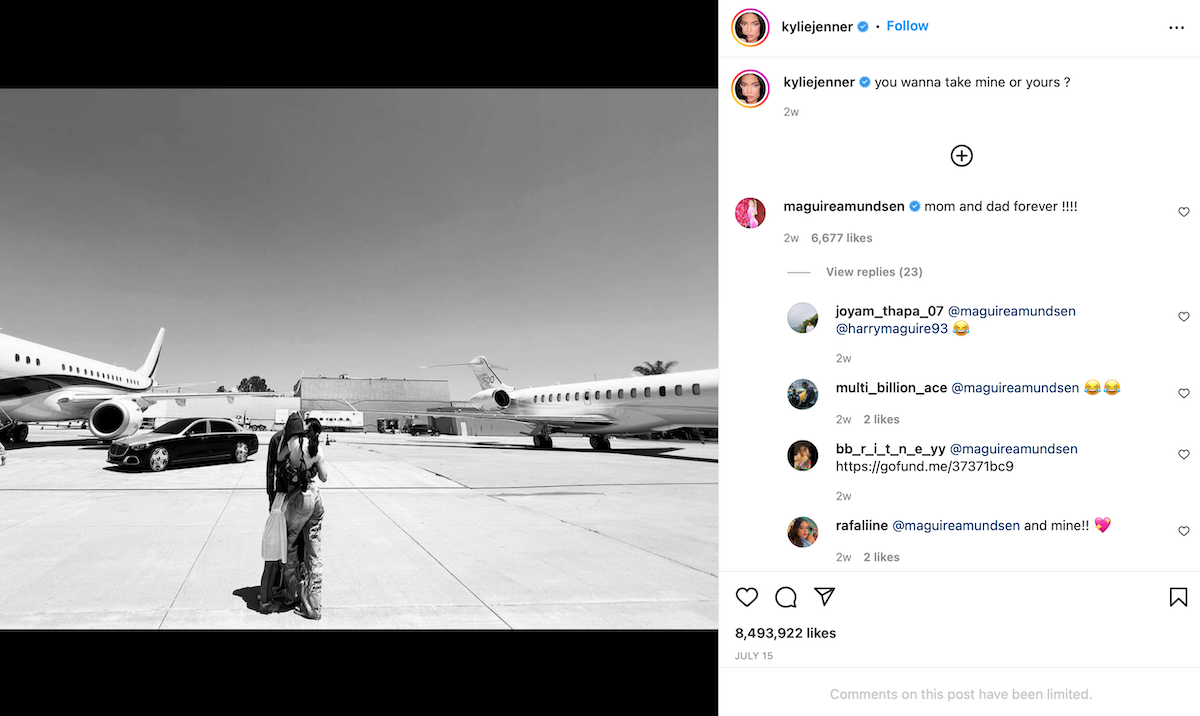Kylie Jenner's Instagram