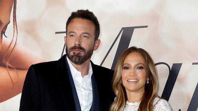 Ben Affleck and Jennifer Lopez attend the premiere of 'Marry Me'