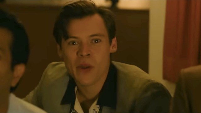 Screengrab of Harry Styles in 'Don't Worry Darling' trailer