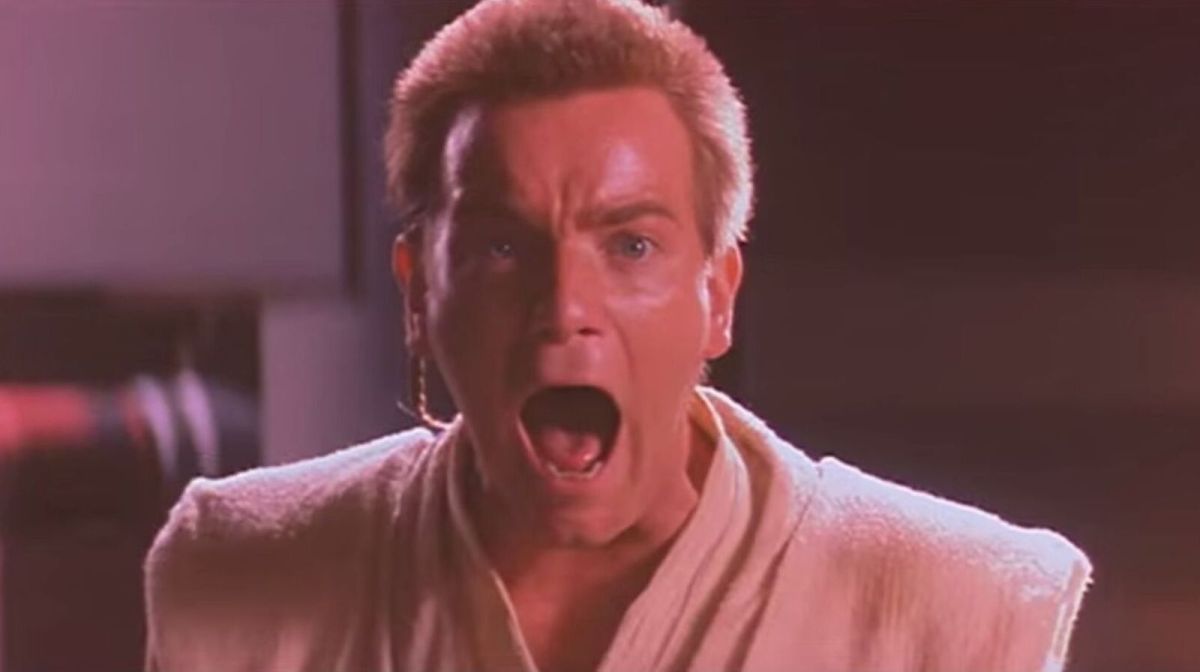 Ewan McGregor como Obi-Wan Kenobi em Star Wars: A Ameaça Fantasma