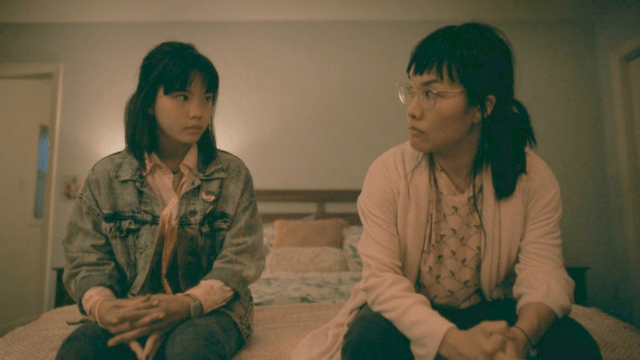 Riley Lai Nelet and Ali Wong as Erin and adult Erin, Paper Girls (2022)