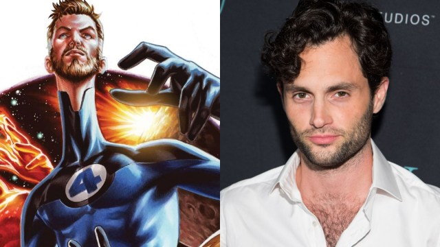 Mr. Fantastic from Marvel Comics/Penn Badgley at the 'You' premiere