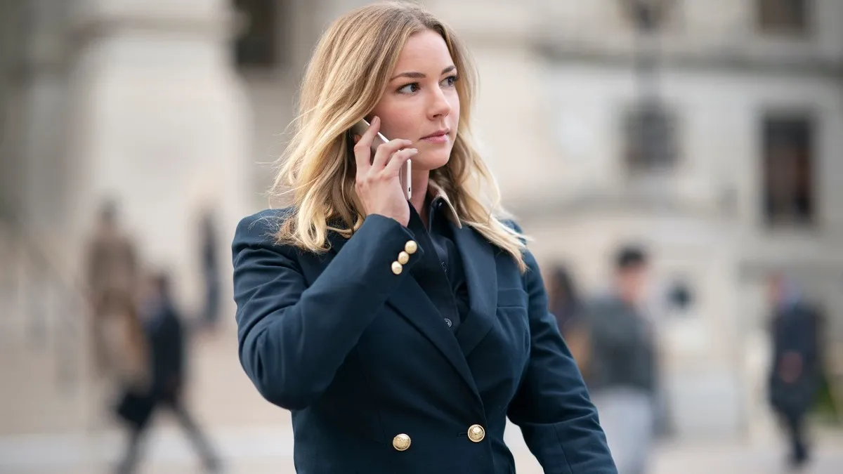 Emily VanCamp as Sharon Carter in 'The Falcon and the Winter Soldier' 