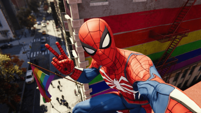 Spider-Man pride flag controversy