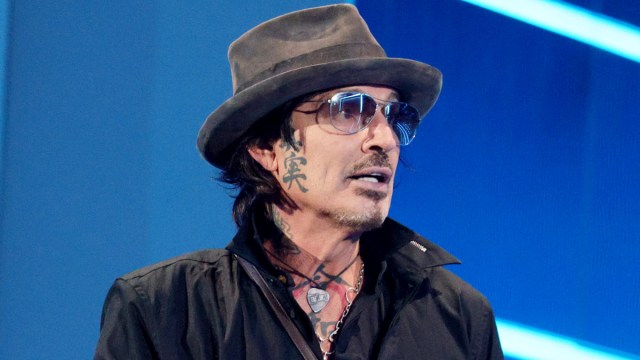 Tommy Lee speaks onstage during the 2021 MTV Video Music Awards at Barclays Center on September 12, 2021 in the Brooklyn borough of New York City