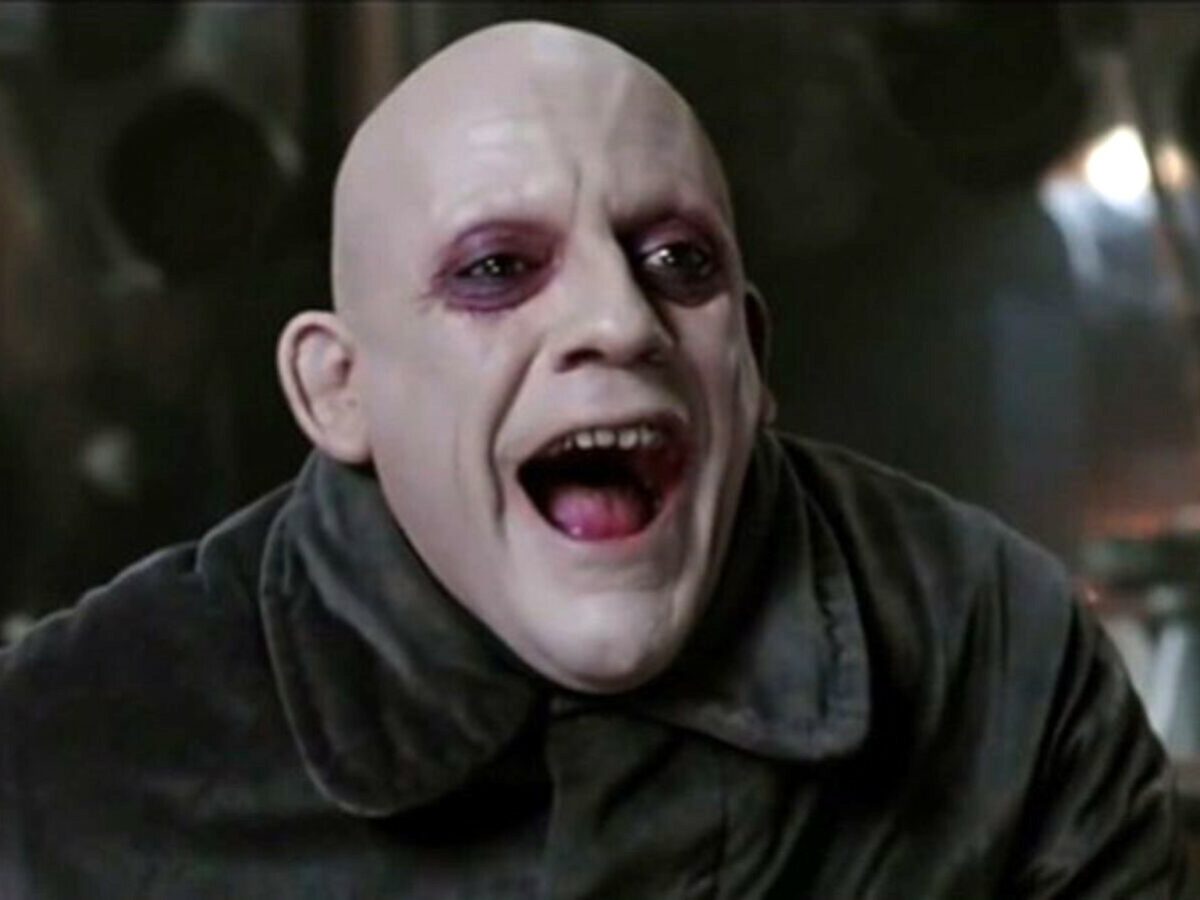 Premium Quality Uncle Fester Halloween Costume Mask, Addams Family Mask ...