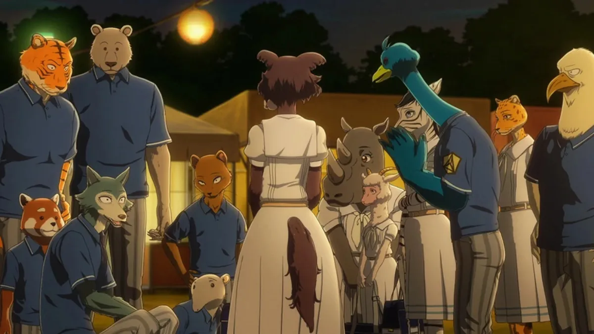 The main and supporting cast of Beastars