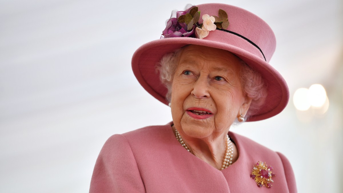 Queen Elizabeth II visits the Defence Science and Technology Laboratory in October 2020