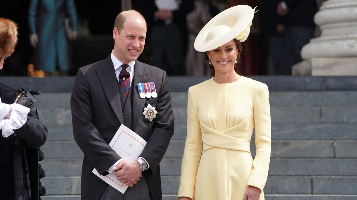 Prince William and Kate Middleton attend the Queen's Platinum Jubilee