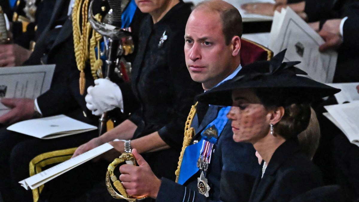 Prince William and Princess Catherine attend Queen Elizabeth II's funeral