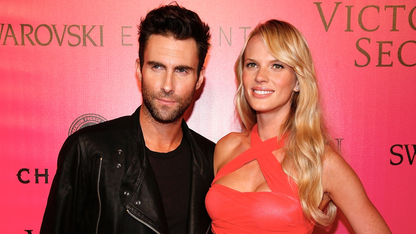 Adam Levine and Anne Vyalitsyna 2011 Victoria's Secret Fashion Show After Party at Dream Downtown on November 9, 2011 in New York City.
