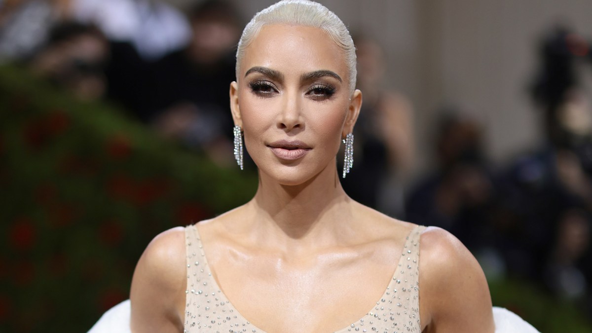 Kim Kardashian attends the 2022 Met Gala