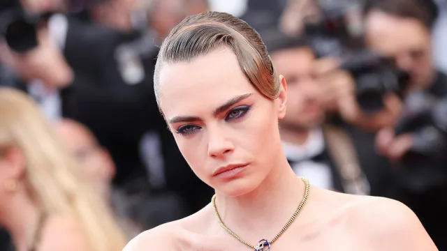 CANNES, FRANCE - MAY 24: Cara Delevingne attends the 75th Anniversary celebration screening of "The Innocent (L'Innocent)" during the 75th annual Cannes film festival at Palais des Festivals on May 24, 2022 in Cannes, France.
