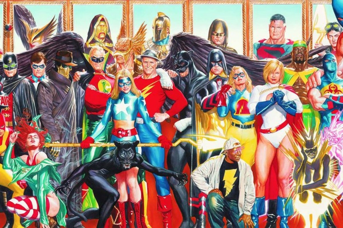 The Justice Society of America heroes