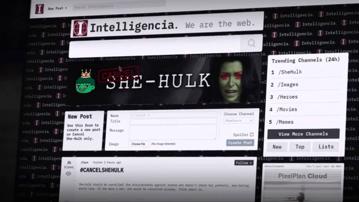 She-Hulk Intelligencia Website