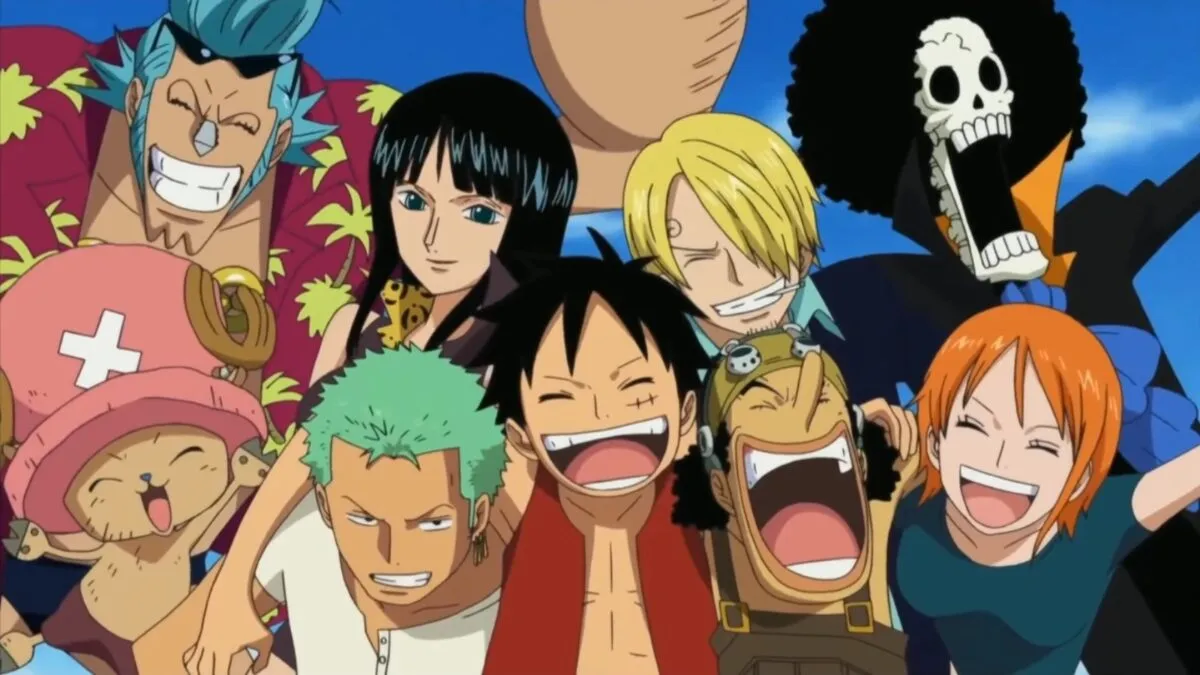 The Straw Hat Pirates from One Piece