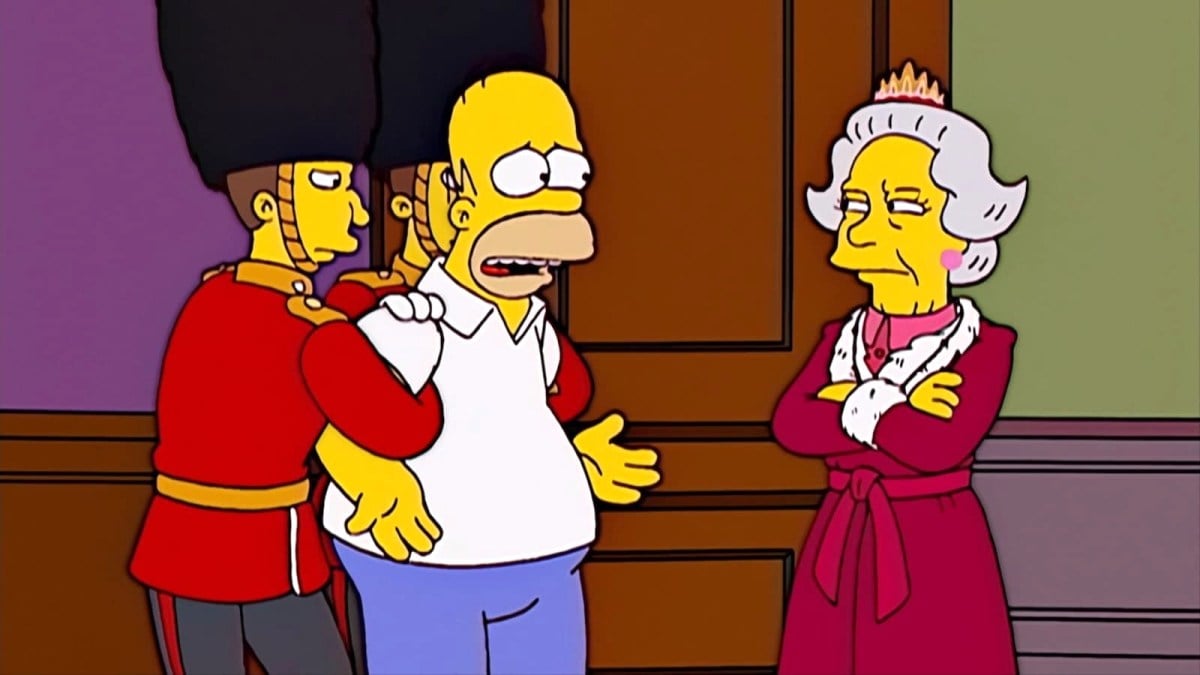 The Simpsons Queen Elizabeth II