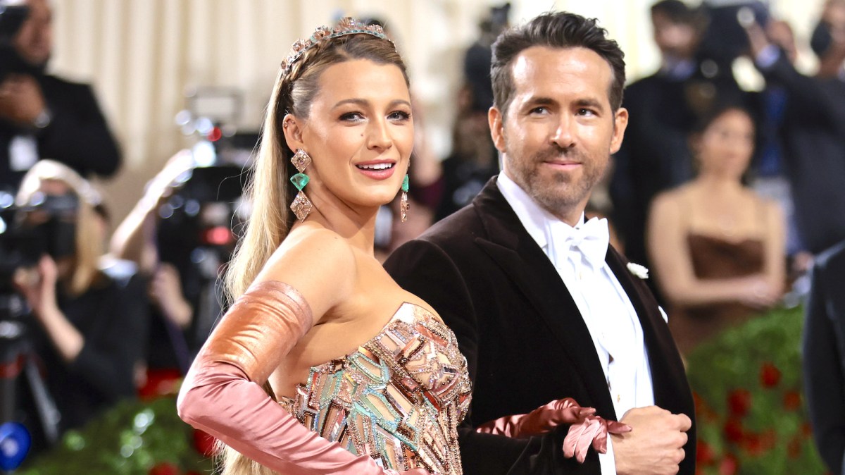 Blake Lively and Ryan Reynolds attend the 2022 Met Gala